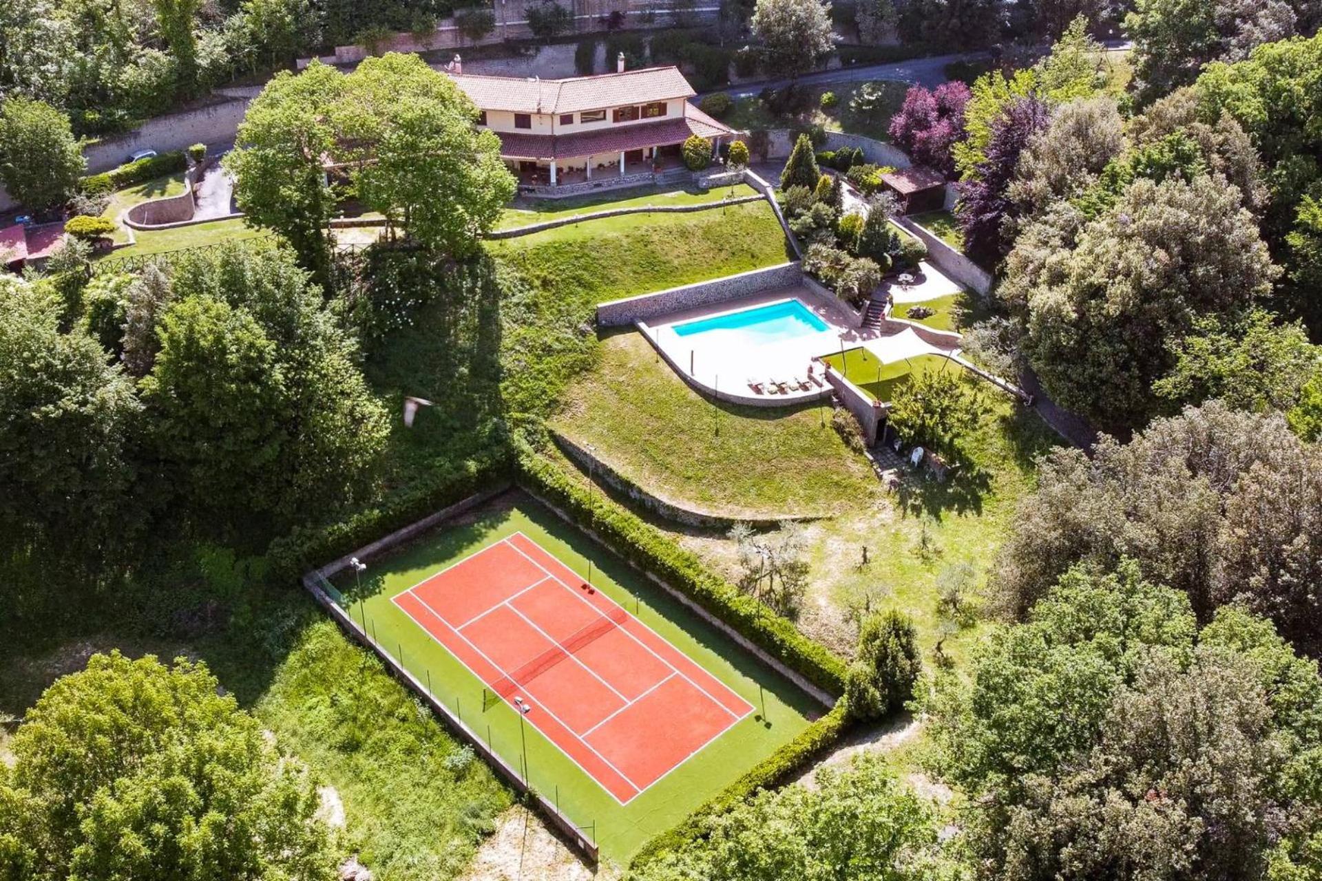 Villa Carolina - Piscina E Parco Panoramico Campagnano Di Roma Luaran gambar