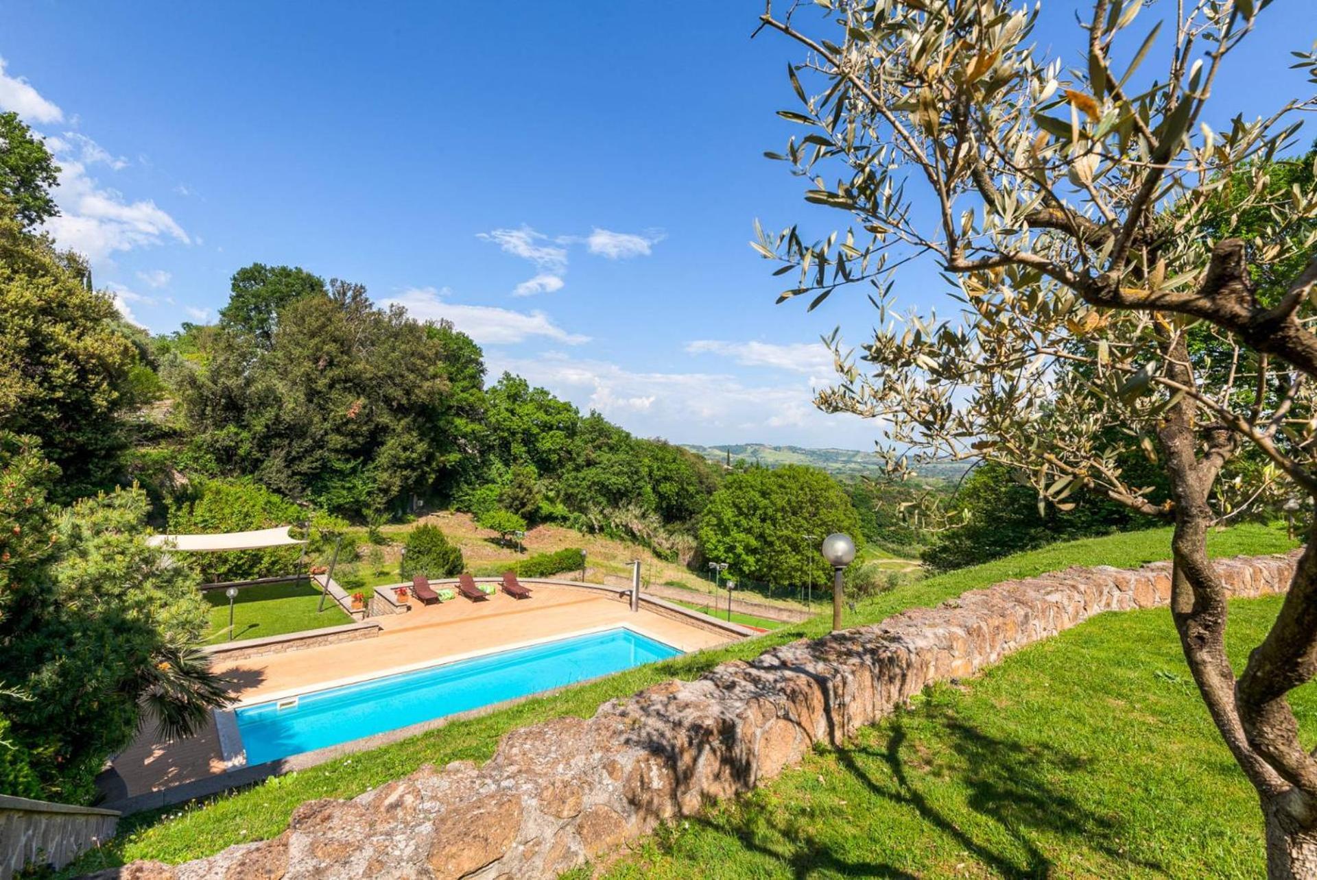Villa Carolina - Piscina E Parco Panoramico Campagnano Di Roma Luaran gambar