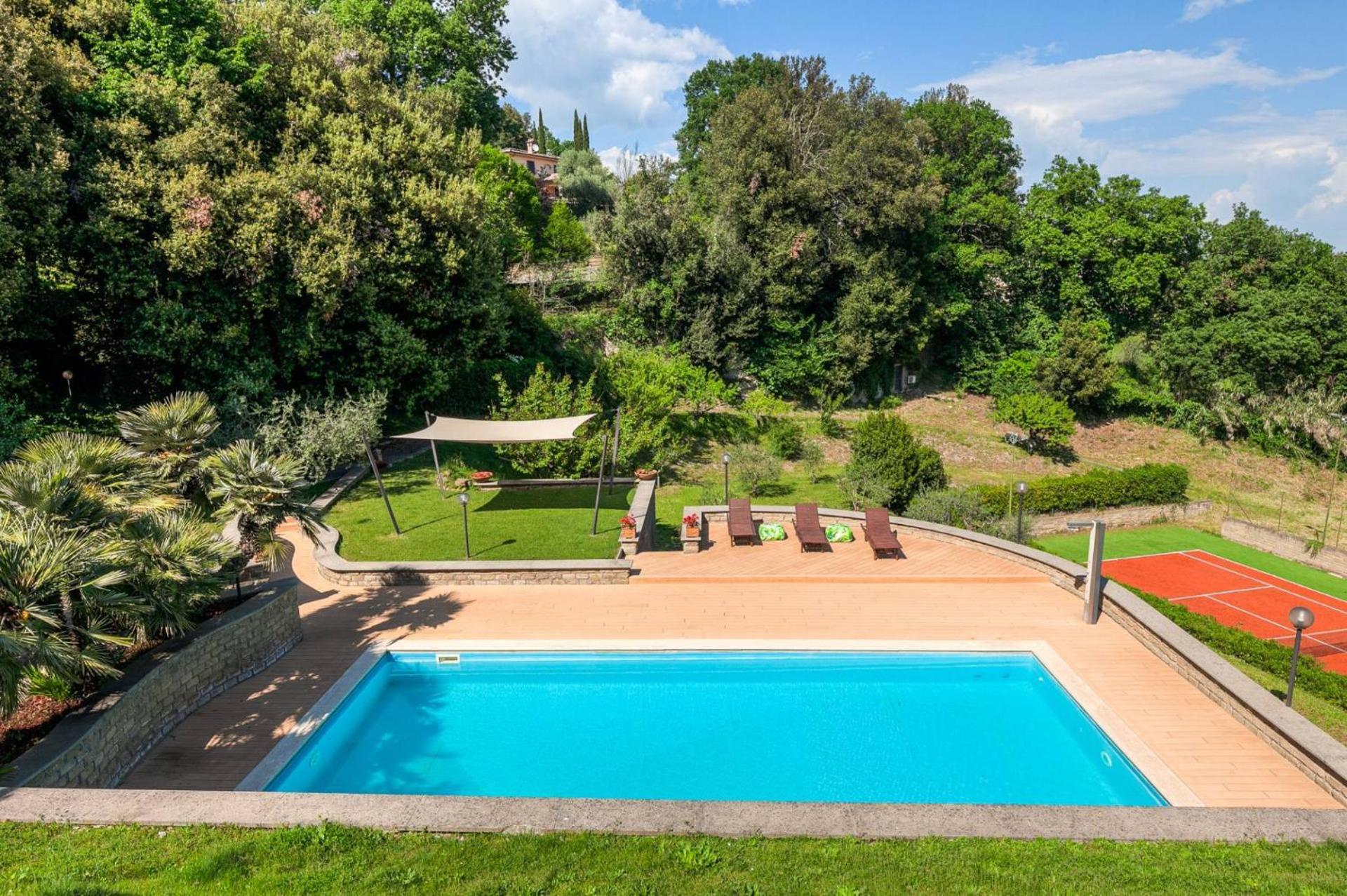 Villa Carolina - Piscina E Parco Panoramico Campagnano Di Roma Luaran gambar